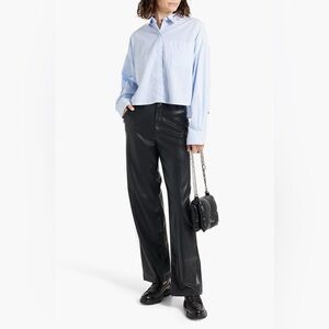 RAG & BONE Sid Faux Leather Cargo Pants - size (26)